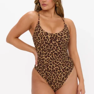 Positano One Piece ~ Leopard Contour Scrunch
