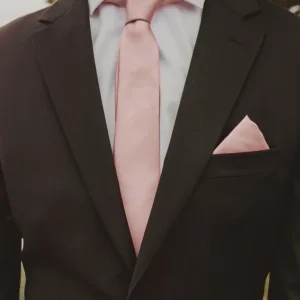 Nico Neck Tie ~ Rose Gold Solid