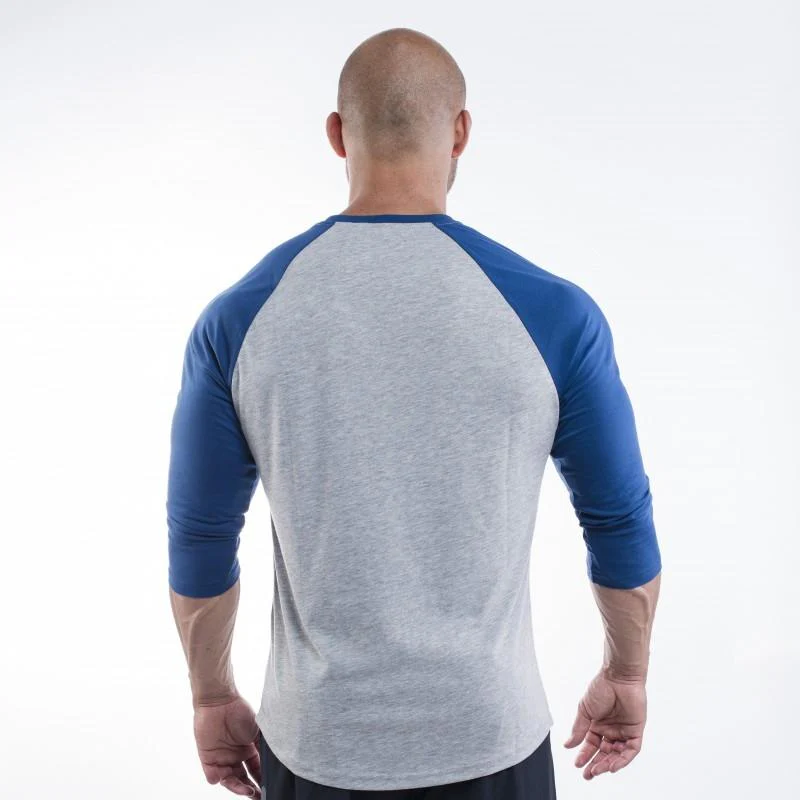 Better Bodies Mens Baseball Tee - Navy - Image 3