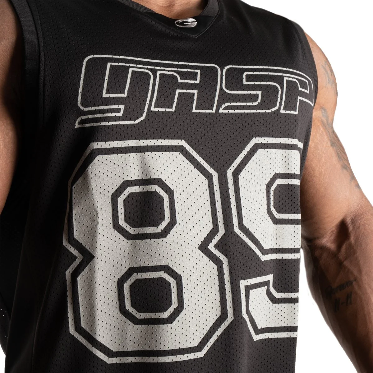 GASP OG Mesh Tank - Black - Image 6