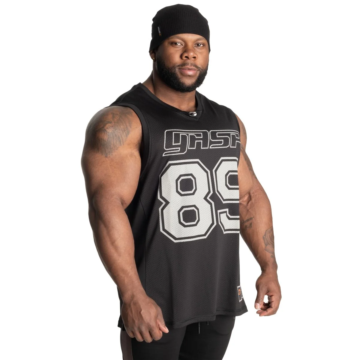 GASP OG Mesh Tank - Black - Image 3