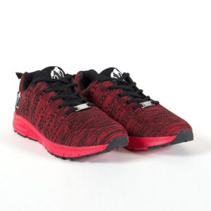 Gorilla Wear Brooklyn Knitted Sneakers - Red-Black