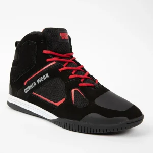 Gorilla Wear Troy High Tops - Black/Red